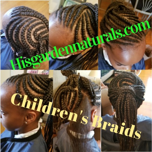 Kayla cornrow updo